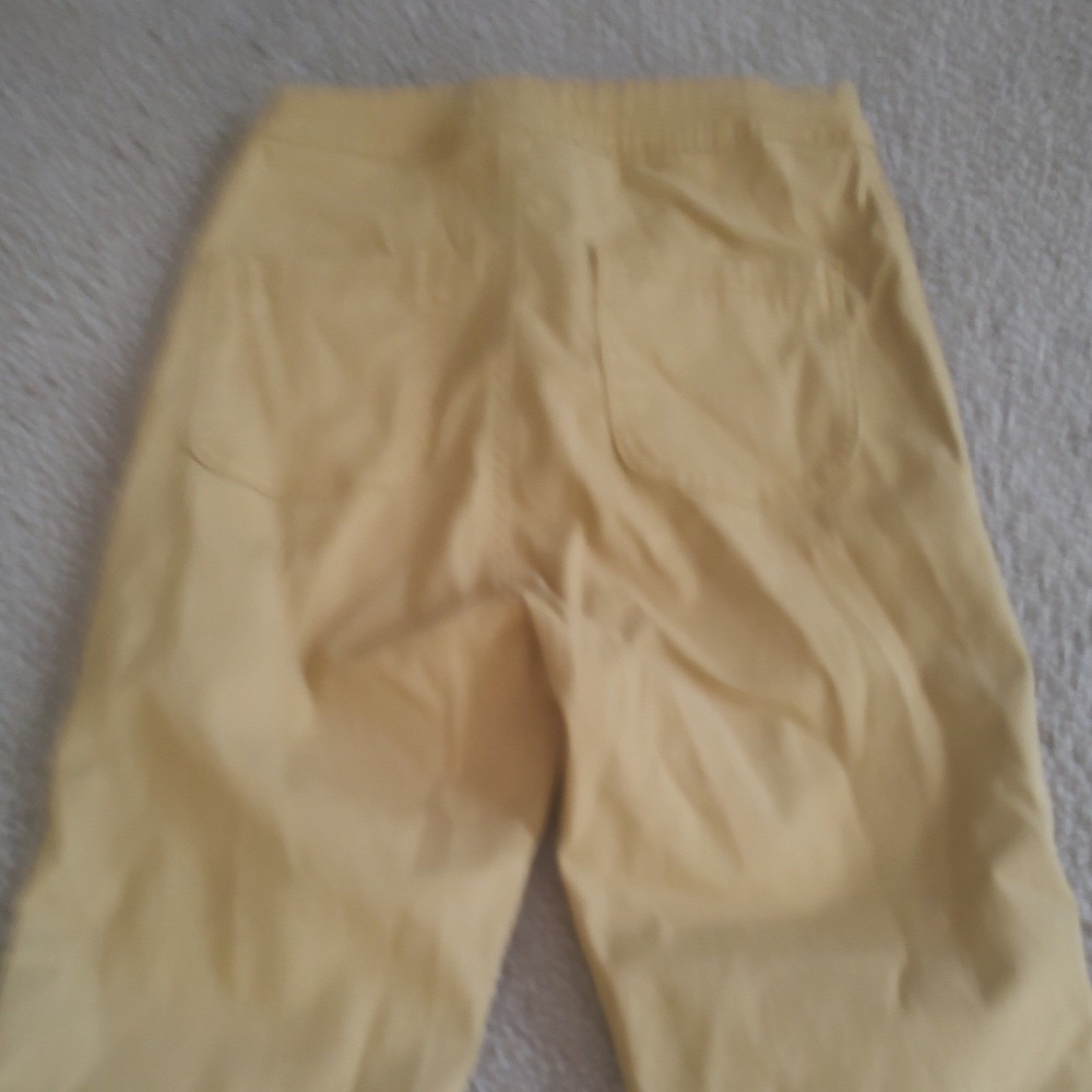 Swank A Posh Superga-68 Mustard Yellow/Mint Green‎ High Waist Stretch Size L